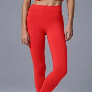 Alo Yoga 7/8 High-Waist Airbrush Legging Red Hot Summer XS